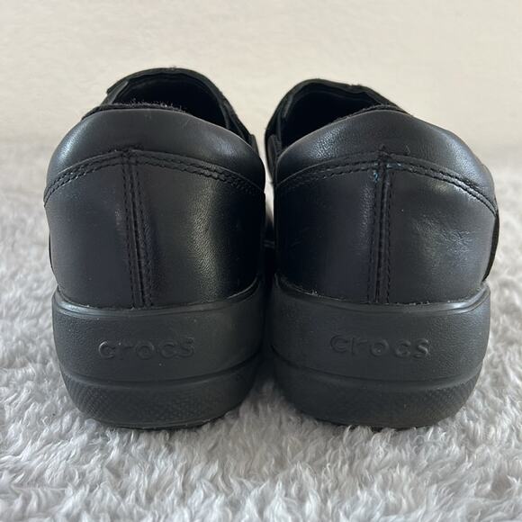 CROCS leather clogs black - Picture 3 of 10